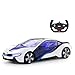 BMW Toy Car, Rastar 1:14 BMW i8 Remote Control Car | BMW RC Car, Fully Transparent/Interior Light - Silver, 27MHz / 40MHz