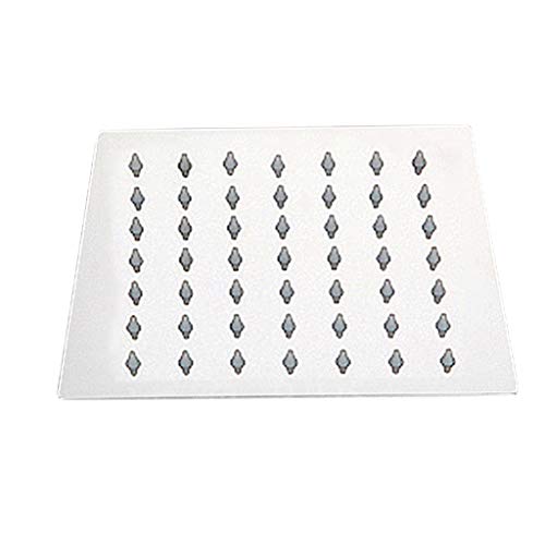 Keahup Cabezal de Ducha, 1 Pieza, Cuadrado de baño de Acero Inoxidable Ultrafino, Ducha de 6 Pulgadas, Boquilla Superior Grande, Ducha de Lluvia, Ducha de Ducha, rociador, Accesorios de baño Cover