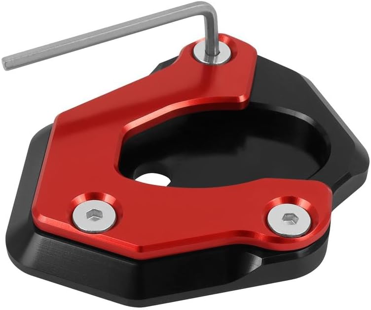 Motorcycle Foot Side Stand Pad For Kawasaki Z650 Z900 Z900RS 2017-2024 Kickstand Enlarger Support Extension Plate(Gold)