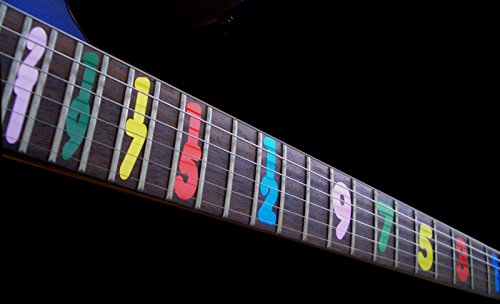 Jockomo Numbers Jason Becker Guitar Inlay Sticker #TOP1
