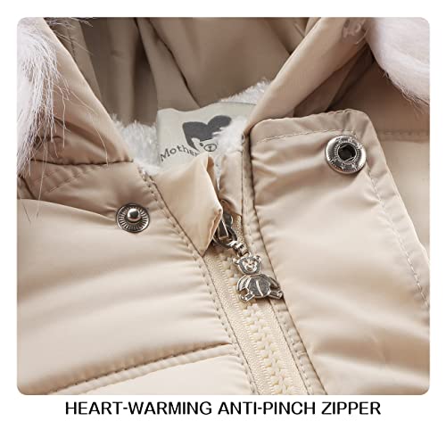 Image of Baby Girl Winter Snowsuit Toddler Jacket Clothes For Boy Infant Jumpsuit Hoodied