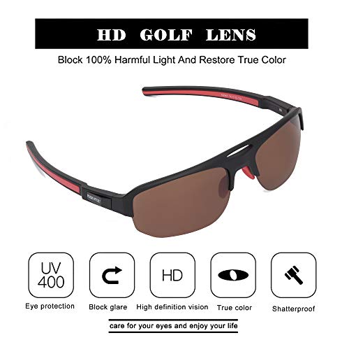Image of maivnz Golf Sunglasses for Men Women, Golf Ball Finder Glasses, UV400