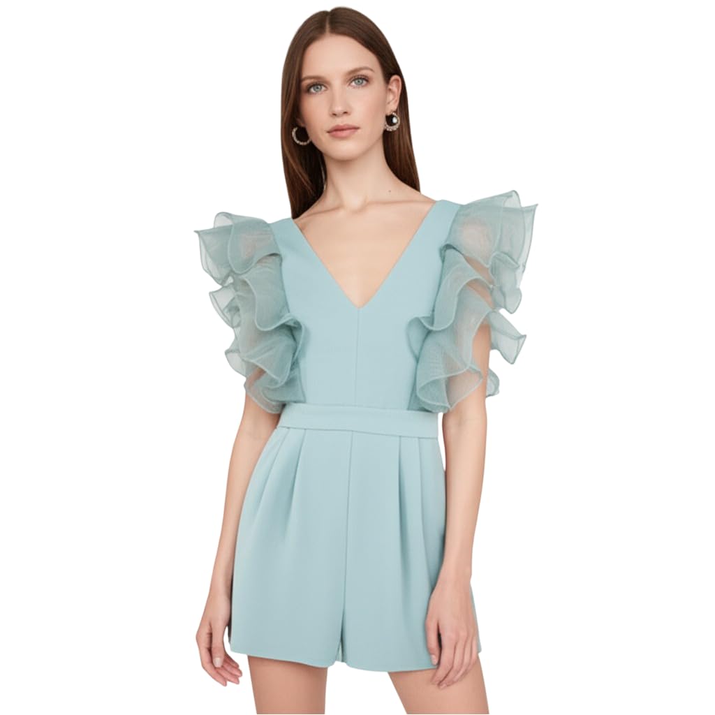 bedazzle Women's Romper v-Neck Jumpsuit-picture-14