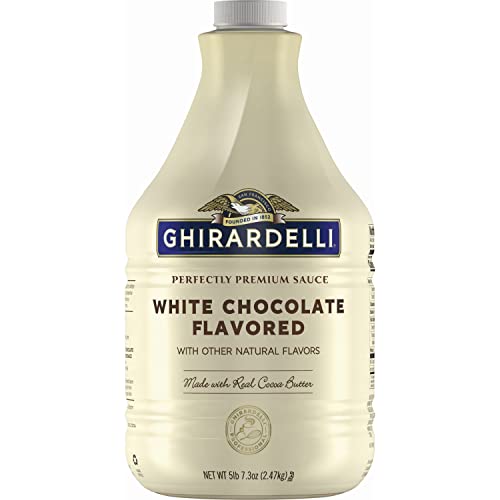 Ghirardelli Chocolate White Chocolate Flavored Sauce, 5 Pounds 7.3 Oz (2.47 Kg) Package