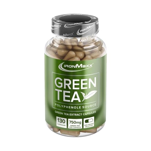 IronMaxx extracto de Té verde, 130 cápsulas (1 paquete)