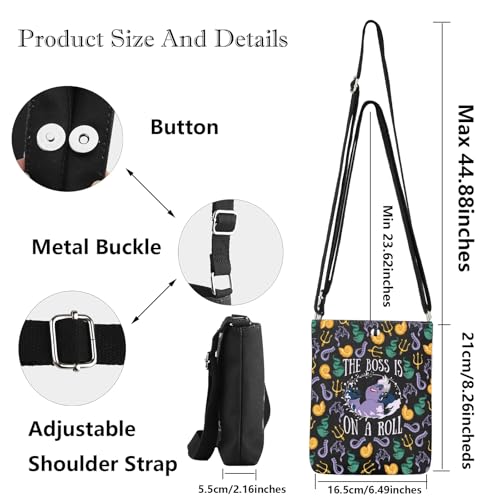 G2TUP Sea Witch Crossbody Bag The Sea Witches Gift Villains Witch Gifts The Boss Is On A Roll Shoulder Bag2