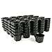 The ROP Shop | (Pack of 100) Black Cage Cups 0.5 Pint / 8 fl oz to Hang Feed & Water for Pets