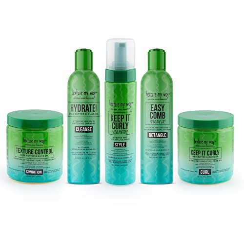 Natural Hair Therapies Easy Comb Leave-In Hair Detangler & Softening Crème Therapy, Ideal for Coiled, Frizzy, Curly Hair, 12 oz image 4