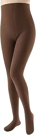 JOYNÉE Women's 80D Soft Opaque Tights Solid Color Pantyhose High Waist Footed Pantyhose