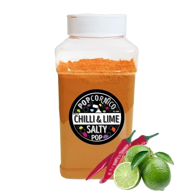 Chilli & Limette Gewürzpulver 500 g – Salty Pop, Perfekt für Popcorn, Chips, Kartoffelspiralen