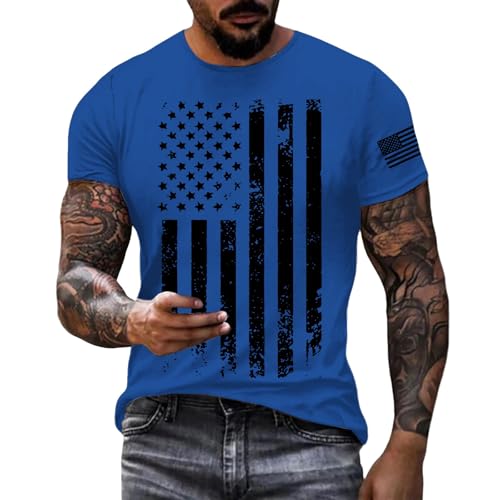 4th July Shirts for Men USA Patriotic American Flag Tshirts Independence Day Apparel Shirt Vintage Fathers Athletic Top Graphic Tees Deals of The Day Clearance My+Orders Log in