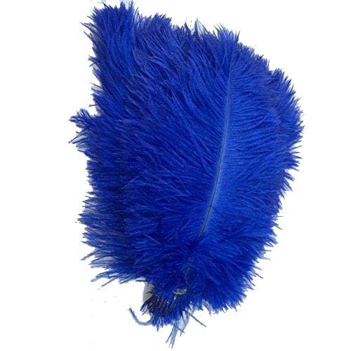 Plumes d'autruche azur pour fabriquer vos centres de table de mariage et décors de fête