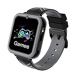 🆘【SOS-Anruf für Smartwatch Kinder】Im Telefonbuch werden die ersten beiden Telefonnummern als SOS-Notfallkontakte gespeichert. Wenn Kinder in Not sind, können sie SOS anrufen, um auf zwei Arten um Hilfe zu bitten: Drücken Sie nacheinander zweimal den Netzschalter oder klicken Sie direkt auf 