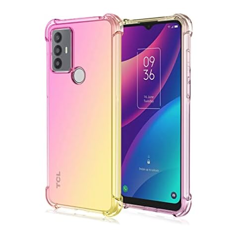 Niaoszhex Funda para TCL 30 SE/TCL 305/TCL 306, Refuerzo de 4 Esquinas Antigolpes y anticaída Cover