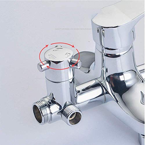 Mélangeur à eau chaude et froide pour colonne de douche ajustable LWX