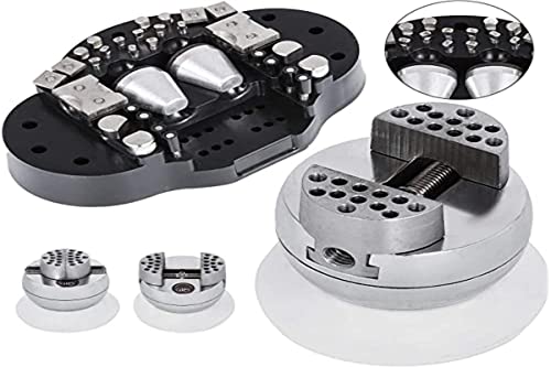 QUALITÀ ECCELLENTE： Strumento per incisione a morsa a sfera con blocco standard completo: questo blocco è realizzato in solido acciaio galvanizzato, con attacco da 30 pezzi e sfera da 3 pollici di diametro; ha qualità e valore eccezionali.