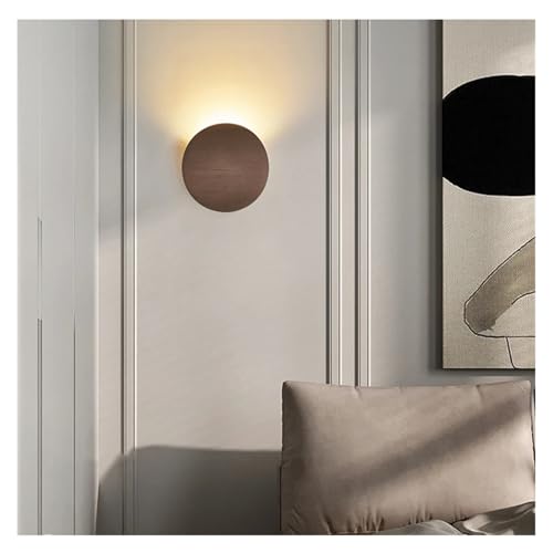 Lampe de chevet murale LED en aluminium noir pour chambre et salon