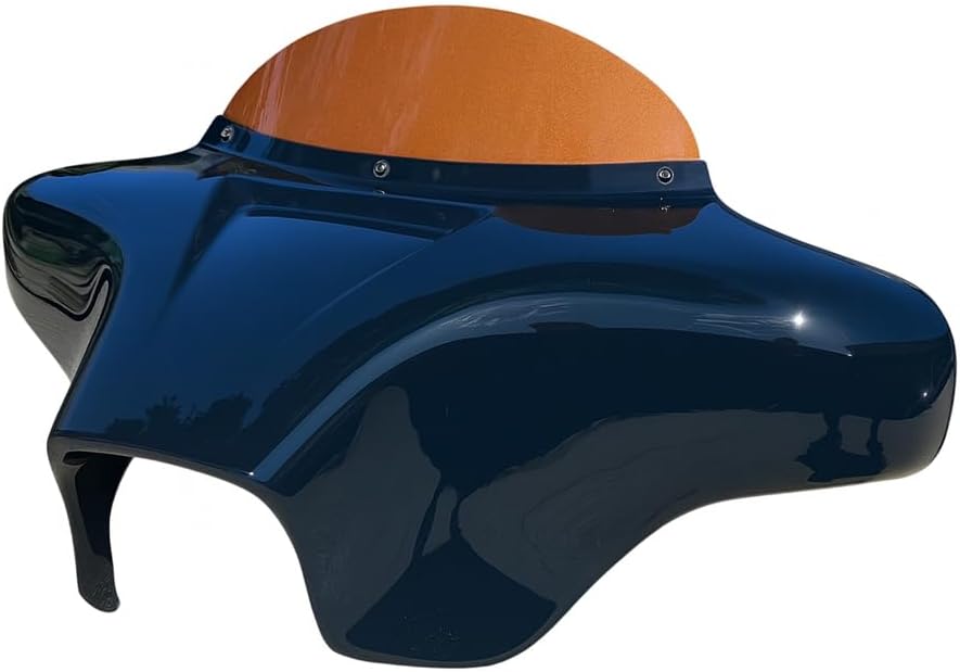 For Honda Vtx Glossy Batwing Fairing VTX C, R, & S 1300 & 1800 Batwing Fairing W/ Tinted Windshield Stainless Steel Mounting Braclets 6x9 Speaker Cutout