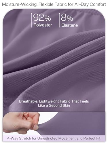 BERGRISAR Short feminino acolchoado 4D para ciclismo com enchimento de gel, Roxa, GG