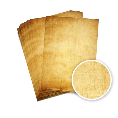 Partycards papel de escribir | 50 hojas |Marrón|Formato DIN A4 (21,0 x 29,7 cm)|Gramaje 90 g/m² |impresión a doble cara, adecuada para todas las impresoras