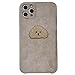 YLFC Funda De Teléfono De Felpa Suave Y Cálida para iPhone Carcasa Bonita De Dibujos Animados con Perro De Peluche para iPhone 12 Pro Mini 11 Pro MAX 7 8 Plus X XR XS MAX