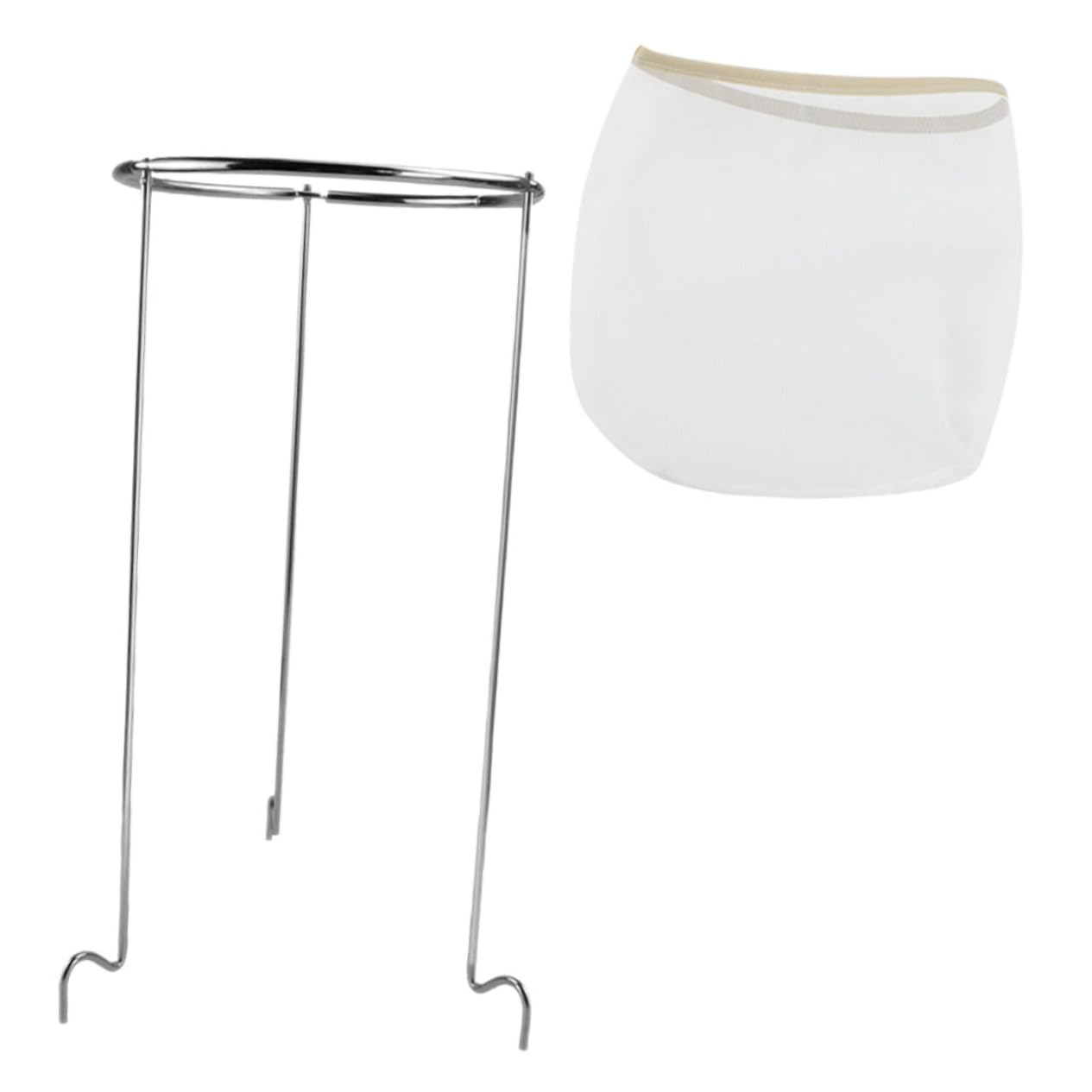 BRIGHTFUFU Jam Strainer Set Large Straining Bag Wine Straining Bag Easy Clean Stand