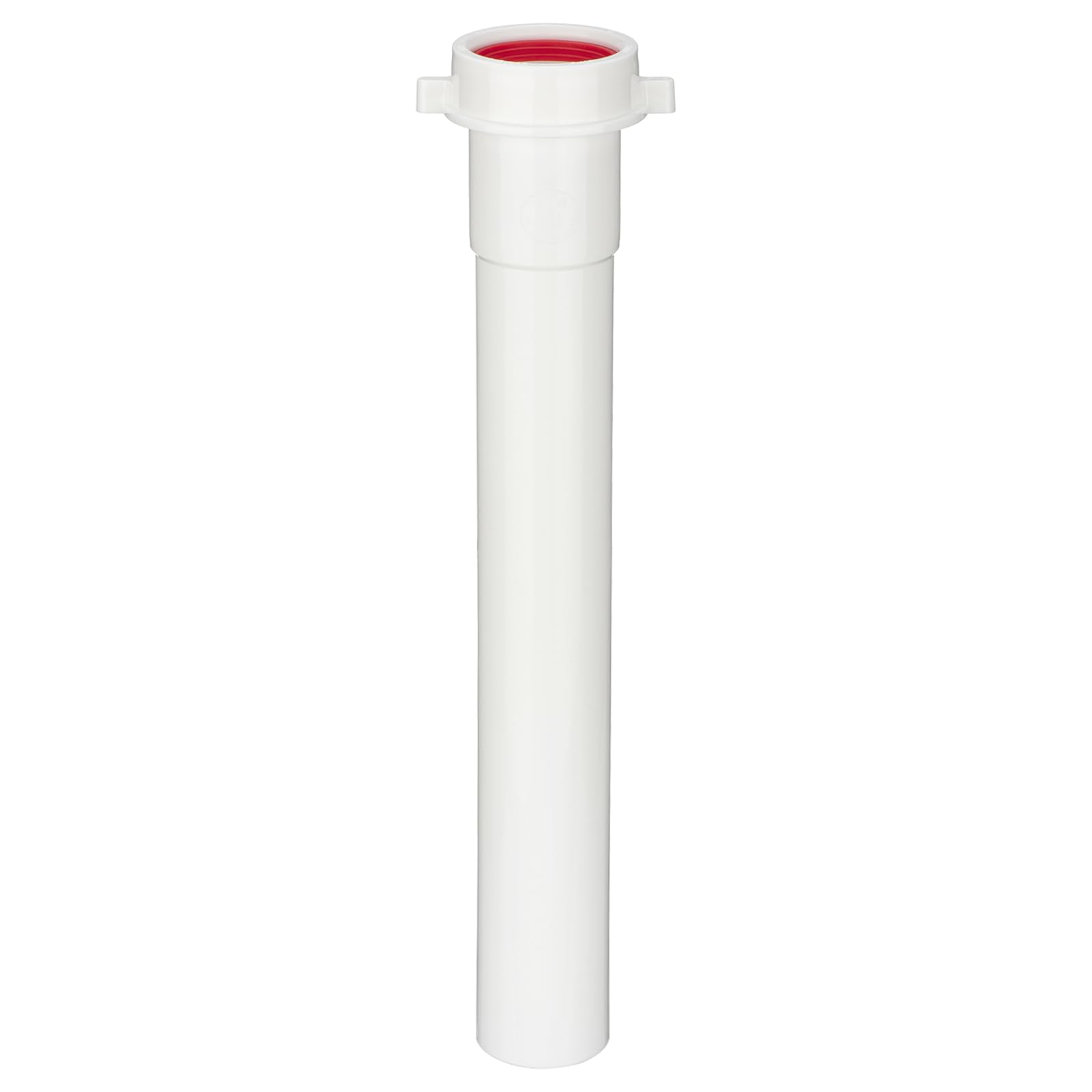 Photo 1 of (1 Pack) Yariwiz White Sink Drain Extension Thread Pipe1 1/2 Inch x 12 inch Length for Kitchen Sink Drain Pipe Tubular KSD-005W