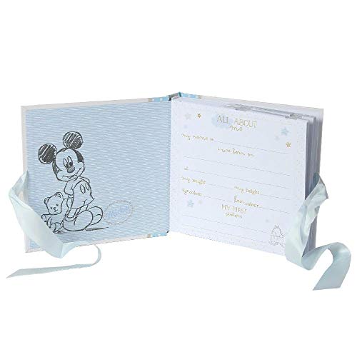 Handsome Little Boy Mickey Photo Album With Blue Ribbon - 50 Pictures - Officially Licensed #TOP1