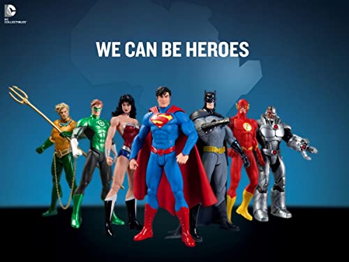 Image of Dc Collectibles We Can Be Heroes: Justice League 7-Pack Box Set (Multicolor)