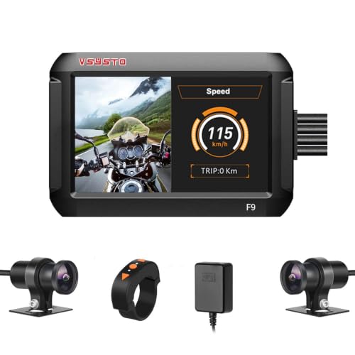 Amazon.co.jp: VSYSTO WiFi バイク用ドライブレコーダー、駐車監視、4