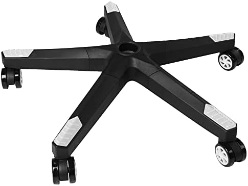 28 inch Nylon Gaming Chair Base Replacement with 5 Casters, Heavy Duty Office Chair Base Part