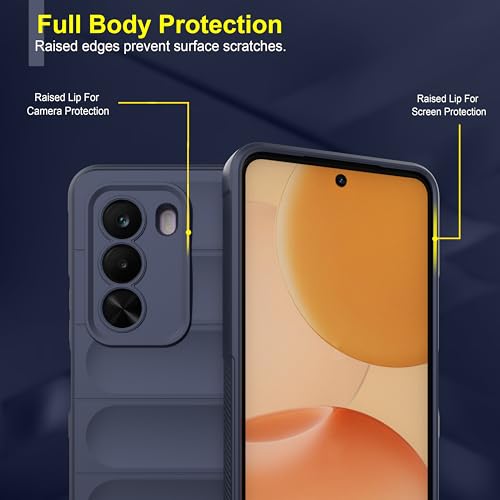 Image of Zapcase Back Case Cover for OnePlus Nord CE 6 Lite 5G | Compatible for OnePlus Nord CE 6 Lite 5G Back Cover | Liquid Silicon Magic Case with Camera Protection | Sapphire
