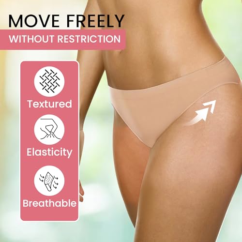 Zenmarkt Dance Briefs for Girls and Women - Mid-Waist Ballet Underwear - Seamless Performance Briefs for Youth and Adults2