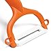 Kyocera Ceramic Horizontal Y Peeler, Orange