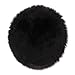 Produktbild amagogo Super Weiche Pelz Schaffell Sofa Hocker Stuhl Abdeckung Pad Teppich / - Schwarz