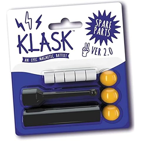 KLASK Game Spare Part Set 2.0 - for KLASK and KLASK 4 The Magnetic Party Game of Skill for Kids and Adults of All Ages Cover