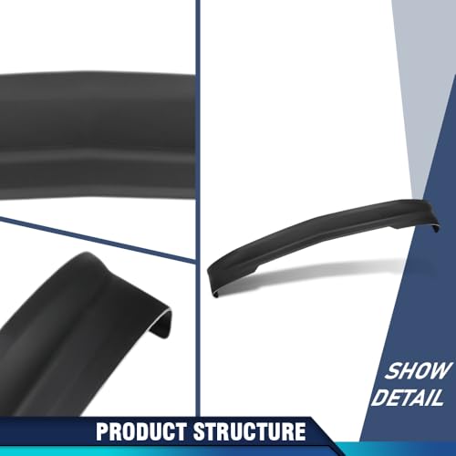 Image of PIT66 Front Lower Valance Fit Chevy Suburban Tahoe 2015-2020 | Front Lower Valance Compatible with Chevy Suburban Tahoe 2015-2020, Suburban 3500 HD 2016-2019 22936501, GM1095201 Black