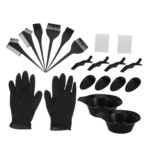 Didiseaon Hair Dye Brushes Tools Kit 20-piece Set for Diy Highlights Hair Coloring Kit Home Use