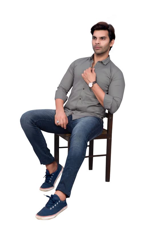 Image of Men's Cotton Regular Fit Fullsleeves Fomal Shirt