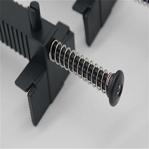 Géneric 2 PCS Brick Line Runner Wire Drawer Bricklaying Tool Bricklaying Clamps Corner Blocks Bricklayers for Building Construction Brickwork Wire Puller,Black - Image 3