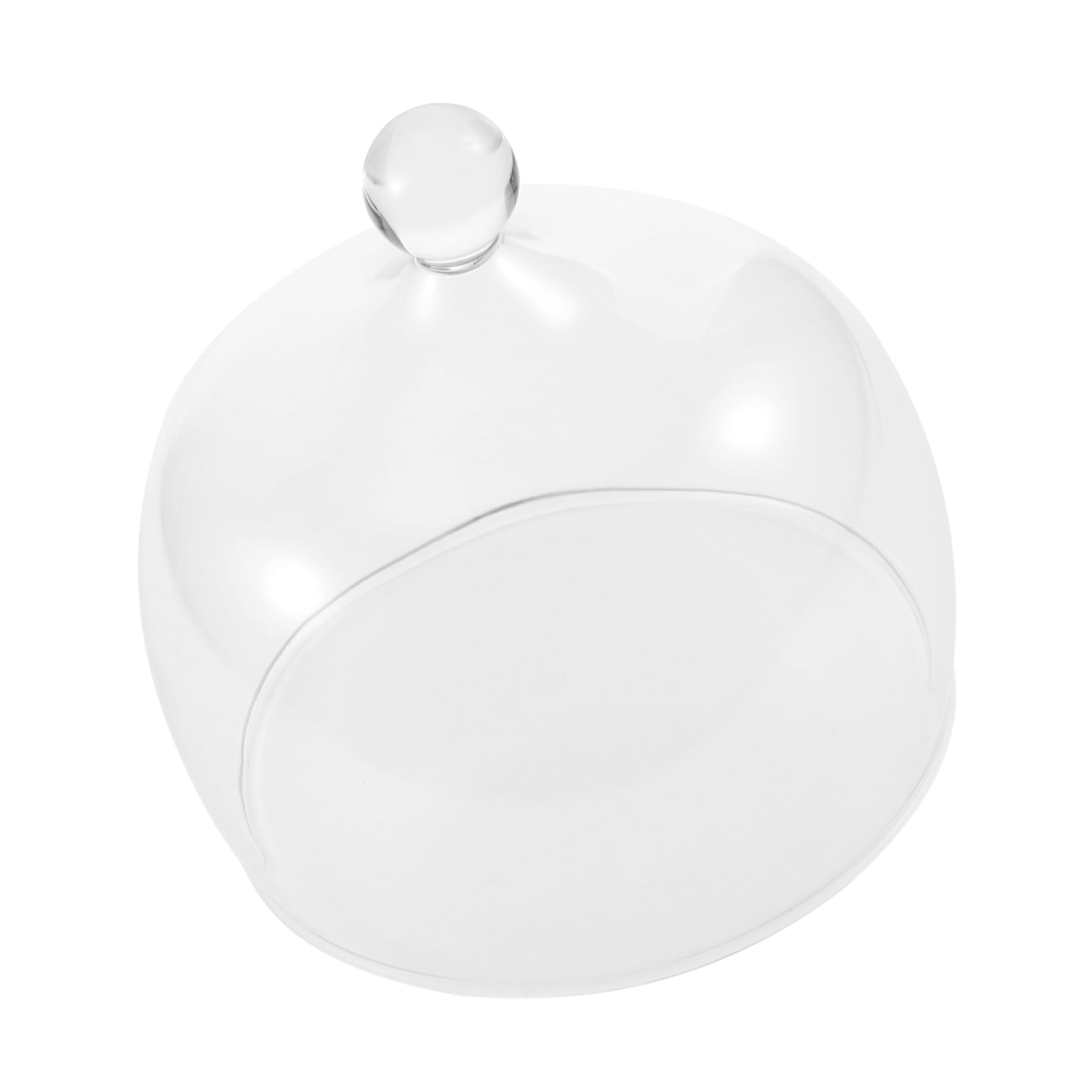 UKCOCO Plato de Cubierta de Vidrio Transparente para Conserver Alimentos Cocina Tapa Prueba de Alimentos Tapa para Comidas para Verduras