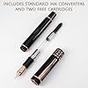 Conklin LEX Fountain Pen in Black – Broad Nib, Luxury Writing Instrument with 18K Rose Gold-Plated Trim – Ideal Gift for Lawyers, Judges & Legal Professionals #3