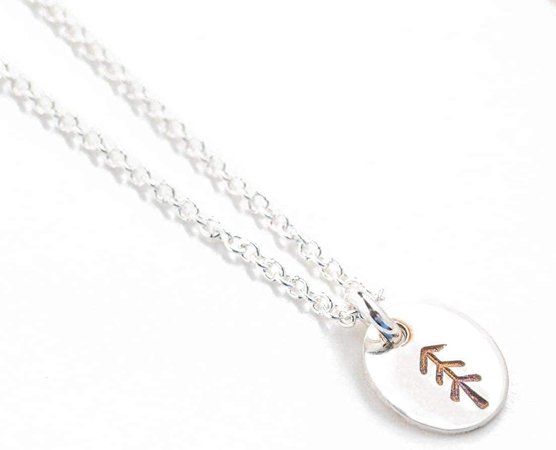 Ever Aster Pine Tree Necklace For Women - Sterling Silver Dainty Jewelry - Graduation Gift - Adjustable Chain