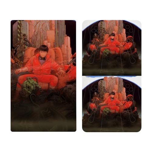 PS5 Pro�X�L���V�[�� �f�W�^���� �A�L�� Akira �v���C�X�e�[�V����5 Pro �ی�X�e�b�J�[ �ȒP���t�� �w��h�~PS5 Pro�{�̂ƃQ�[���R���g���[���[�p�X�L���X�e�b�J�[ �U�M�ǂ� �S�ʕی� [���s�A���i]