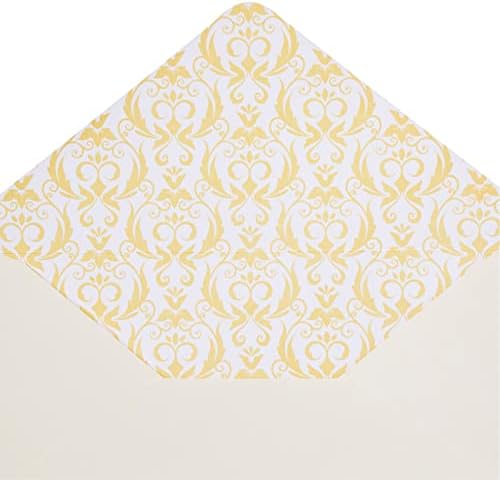 Vintage Stationery Paper and Envelope Set (Canary, 60 Sheets)