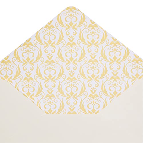 Paper Junkie CHGYI 90 Pieces Stationery Set (60 Vintage-Style Paper Sheets + 30 Envelopes),Gold Border Letter Writing Paper thumb #4