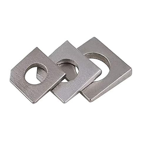 Dreneco M12 quadratische schräge Unterlegscheibe, Edelstahl, quadratische Verriegelung, Kegelscheibe Cover