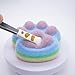 Handmade Giant Rainbow Cat Paw Squishy Toy - Tabas Silicone Ultra-Soft Sticky Stress Relief Fidget Sensory Toy, Fun and Cute Plaything Perfect Squeeze Toy for Birthday Gift (Medium)