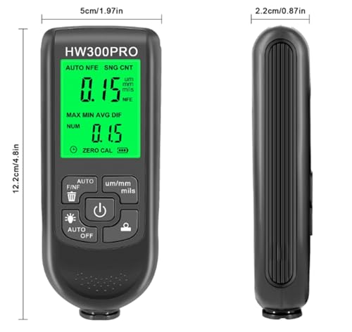 Medidor de Espesor Digital con Pantalla LCD Retroiluminada miniatura 2