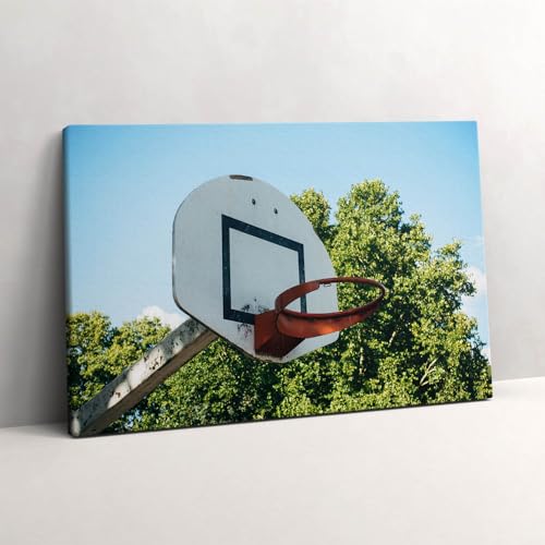 Tableaux 60x40cm de basket-ball Wallfluent pour une décoration murale sportive